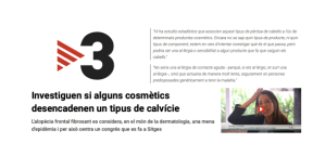 TV3 - alopecia